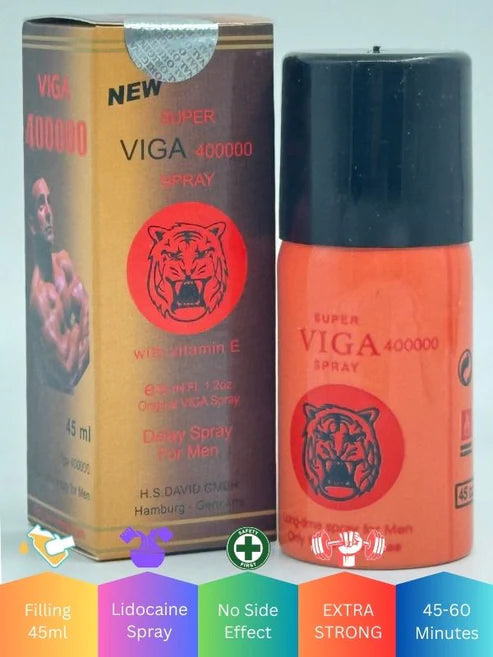 Viga 400000 Delay Spray (Brown) 45ML - Super Viga Spray