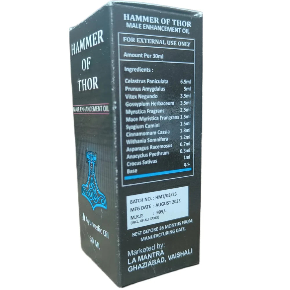 Hammor of Thor Male Enhancement Oil