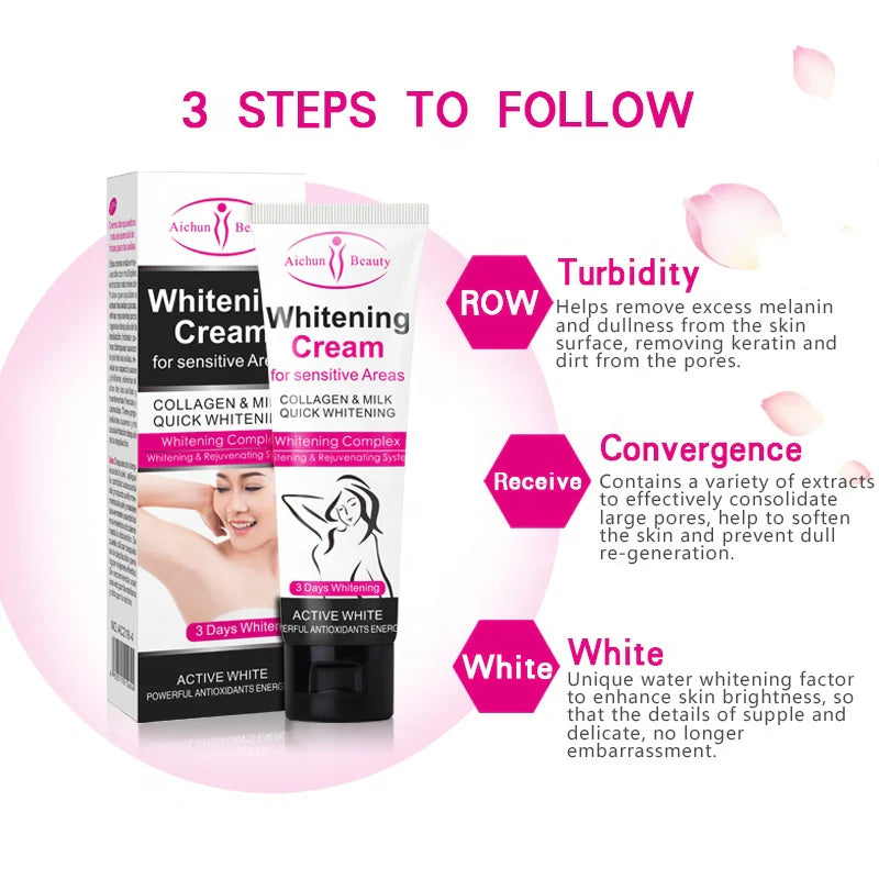 Aichun Beauty Whitening Cream for Sensitive Areas – Gentle & Effective Brightening - 50ml