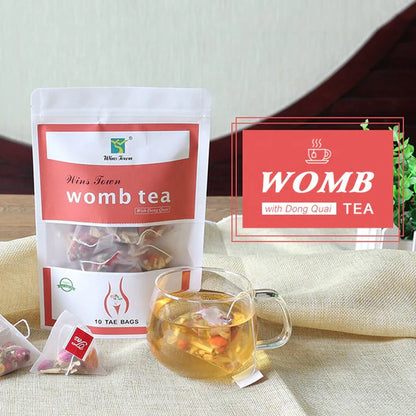 WINS TOWN Female Fertility Tea Fibroid Womb Detox Warm Womb Tea