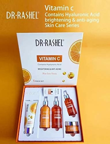 Dr. Rashel 4in1 Set Vitamin C Series(face+ eye Serum, cream &cleanser)